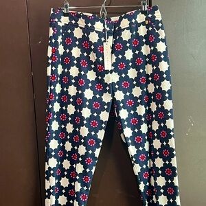 Trina Turk ankle pants. Brand new with tags. Exquisite print - ready to wear!